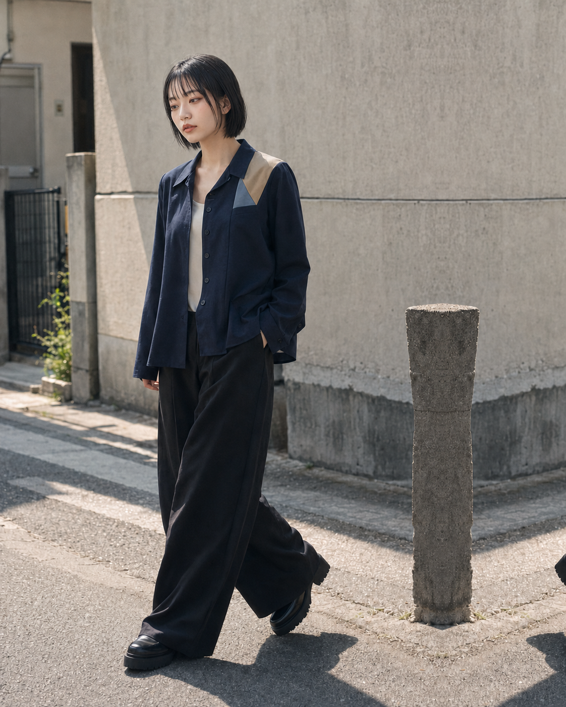 大阪を散歩する羽佐未 希未